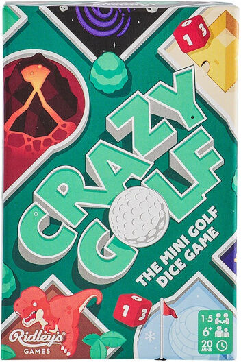 Ridley's Games würfelspiel Crazy Golf Papier/Polypropylen Ridley's Games würfelspiel Crazy Golf Papier/Polypropylen