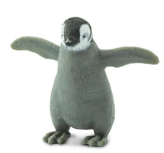 Safari minifiguren Kaiserpinguin 2,5 cm Gummi grau192 Stück