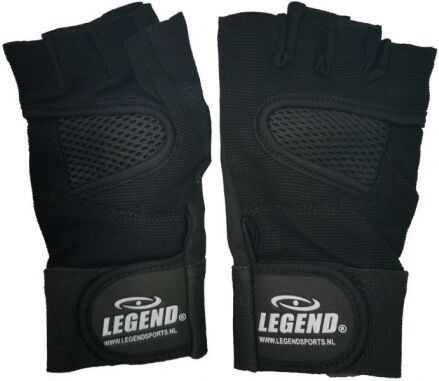 Legend Sports Fitness Handschuh Legende Mesh schwarz Größe S