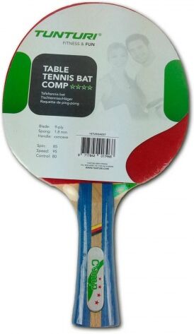 Tunturi tischtennisplatte Comp4 Sterne rot/schwarz