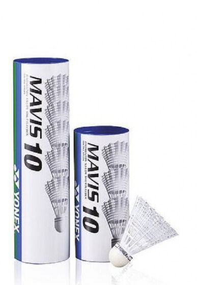 Yonex badminton Shuttles Mavis 10 Nylon weiß 6 Stück