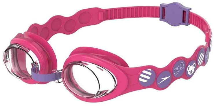 Speedo schwimmbrille Spot Mädchen PVC/Silikon rosa Einheitsgröße