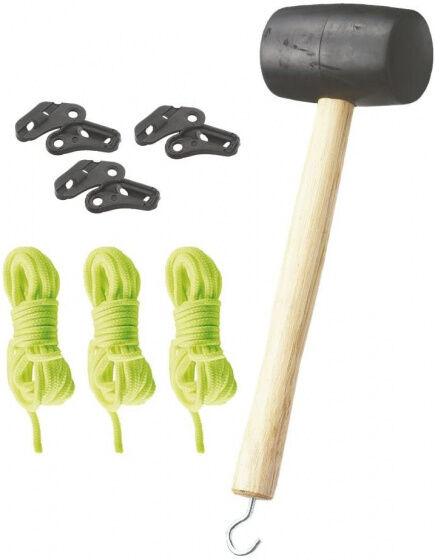 Highlander abspannseil Set leuchtend im Dunkeln 4 Meter 11 teilig Highlander abspannseil Set leuchtend im Dunkeln 4 Meter 11 teilig