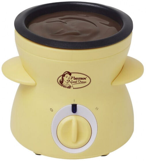 Bestron schokoladenfondue Sweet Dreams 0,3 L 25W 13,5 cm gelb