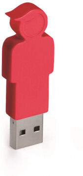 E-my E my USB Stick City son 4GB 5,5 cm rot