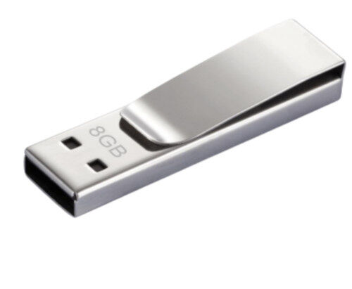 XD Xclusive USB Stick Tag 8 GB 4,5 x 1,2 cm Edelstahl silber