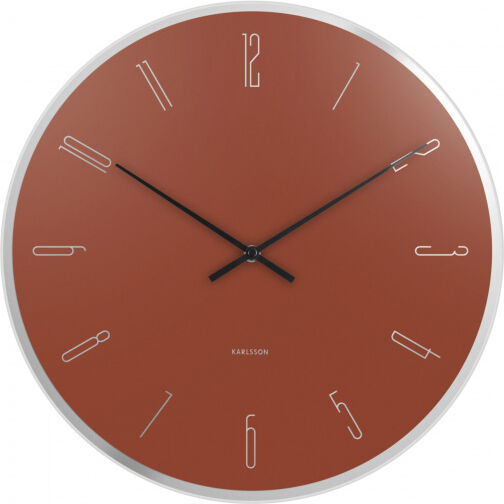 Karlsson wanduhr Spiegelnummern Boxtel & Buijs 40 cm Glas braun Karlsson wanduhr Spiegelnummern Boxtel & Buijs 40 cm Glas braun