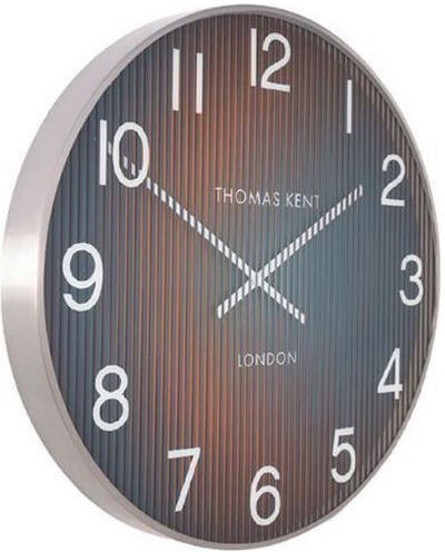 Thomas Kent wanduhr Linear 74 cm Stahl orange/silber