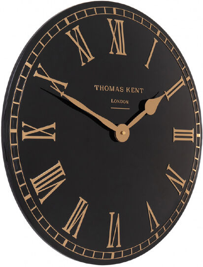 Thomas Kent wanduhr Oxford 51 x 2 cm Stahl schwarz