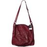 Volker Lang Damen Handtasche, bordeaux