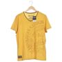 Camp David Herren T-Shirt gelb, INT L, Baumwolle gelb