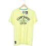 Camp David Herren T-Shirt gelb, INT M, Baumwolle gelb