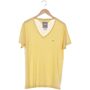 HILFIGER DENIM Herren T-Shirt gelb, INT L, Baumwolle Synthetik Viskose gelb