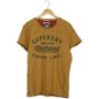 Superdry Herren T-Shirt gelb, INT XXL, Elasthan Baumwolle gelb
