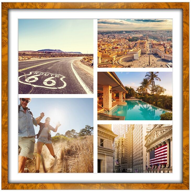 Collage als Poster im Format 60 x 40 cm im Rahmen Collage als Poster im Format 60 x 40 cm im Rahmen