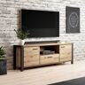 Pharao24.de Fernseh Sideboard im Industry und Loft Stil 180 cm breit