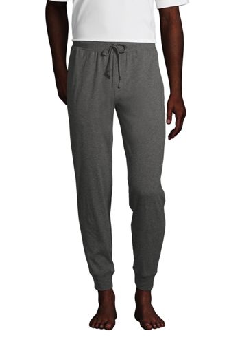 lands end Freizeithose aus Baumwolljersey, Herren, Größe: XL Normal, Grau, by Lands' End