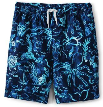 lands end Badeshorts, Größe: 134-152, Blau, Polyester, by Lands' End