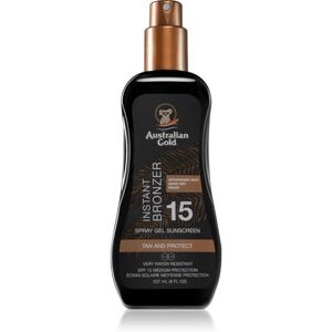 Australian Gold Spray Gel Sunscreen With Instant Bronzer bronzierendes Spray LSF 15 237 ml Australian Gold Spray Gel Sunscreen With Instant Bronzer bronzierendes Spray LSF 15 237 ml