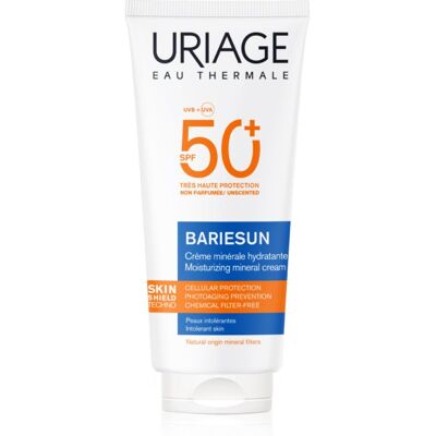 Uriage Bariésun Mineral Cream SPF 50+ mineralisierende schützende Creme für das Gesicht und Körper SPF 50+ wasserbeständiger 100 ml Uriage Bariésun Mineral Cream SPF 50+ mineralisierende schützende Creme für das Gesicht und Körper SPF 50+ wasserbeständiger 100 ml