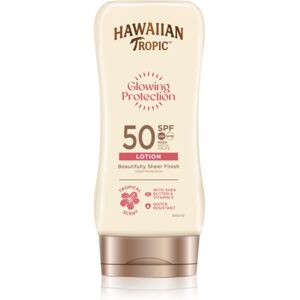 Hawaiian Tropic Glowing Protection Lotion Bräunungsmilch SPF 50+ 180 ml