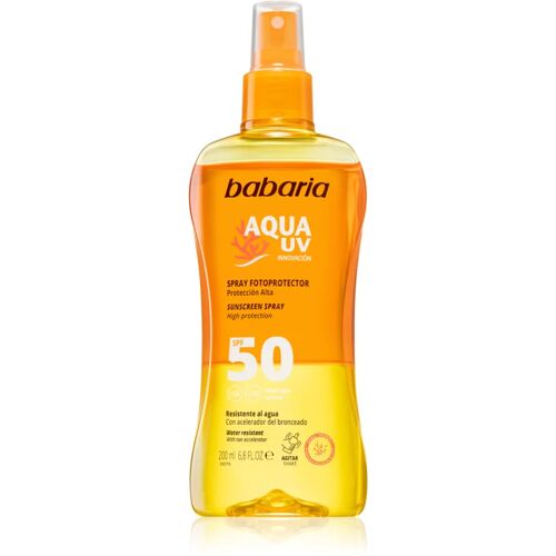 Babaria Sun Aqua UV Bräunungsspray SPF 50 200 ml