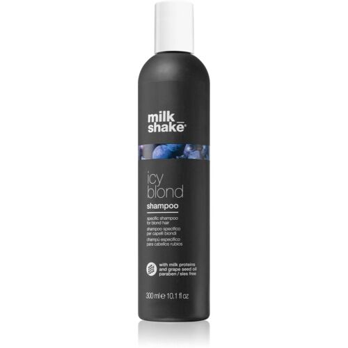 milk_shake® Icy Blond Shampoo Shampoo zum Neutralisieren von Gelbstich für blonde Haare 300 ml