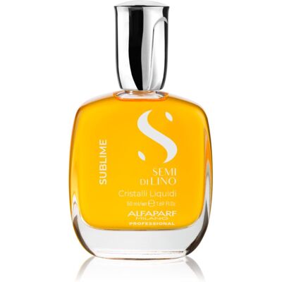 Alfaparf Milano Semi di Lino Sublime Cristalli hydratisierendes Öl für glänzendes und geschmeidiges Haar 50 ml Alfaparf Milano Semi di Lino Sublime Cristalli hydratisierendes Öl für glänzendes und geschmeidiges Haar 50 ml