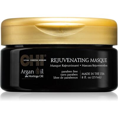 CHI Argan Oil Rejuvenating Masque Maske mit ernährender Wirkung für trockenes und beschädigtes Haar 237 ml CHI Argan Oil Rejuvenating Masque Maske mit ernährender Wirkung für trockenes und beschädigtes Haar 237 ml