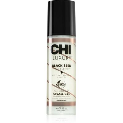 CHI Luxury Black Seed Oil Curl Defining Cream Gel Creme-Gel Zum modellieren von Locken 148 ml CHI Luxury Black Seed Oil Curl Defining Cream Gel Creme-Gel Zum modellieren von Locken 148 ml
