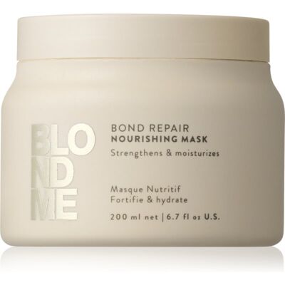 Schwarzkopf Blondme Bond Repair Nährendes Haarmaske (200ml) Schwarzkopf Blondme Bond Repair Nährendes Haarmaske (200ml)