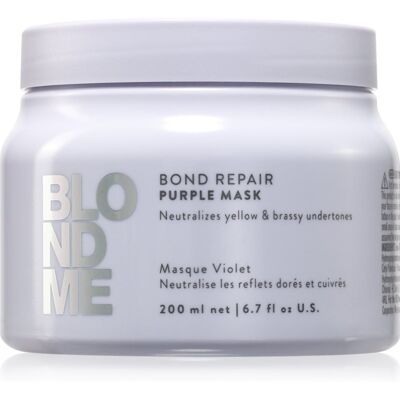 Schwarzkopf Blondme Bond Repair Lila Maske (200ml) Schwarzkopf Blondme Bond Repair Lila Maske (200ml)