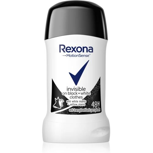 Rexona Invisible on Black + White Clothes Antiperspirant festes Antitranspirant 48 Std. 40 ml