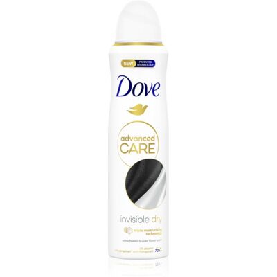 Dove Advanced Care Invisible Dry Antiperspirant spray Invisible Dry 150 ml Dove Advanced Care Invisible Dry Antiperspirant spray Invisible Dry 150 ml