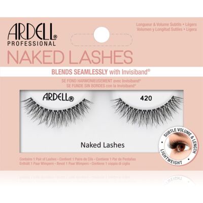 Ardell Naked Lashes 420 - Natürliche falsche Wimpern mit Invisiband Ardell Naked Lashes 420 - Natürliche falsche Wimpern mit Invisiband