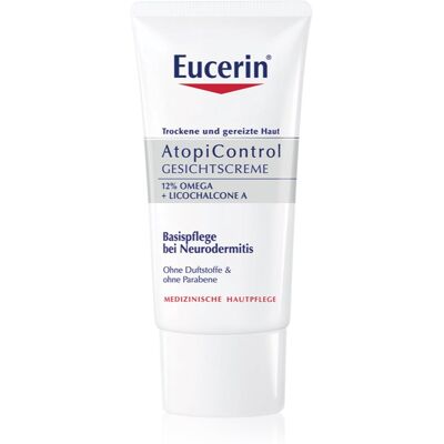 Eucerin AtopiControl die beruhigende Creme für trockene und juckende Haut im Gesicht 50 ml Eucerin AtopiControl die beruhigende Creme für trockene und juckende Haut im Gesicht 50 ml
