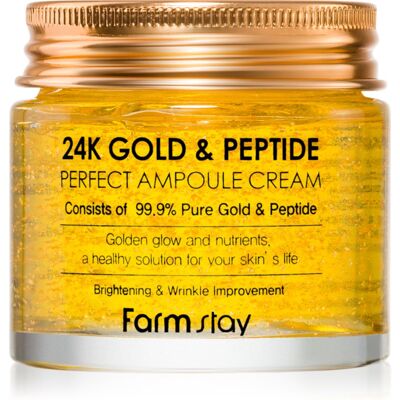 FarmStay 24K Gold & Peptide Perfekte Ampullencreme - Gesichtspflege mit 24K Gold und Peptiden FarmStay 24K Gold & Peptide Perfekte Ampullencreme - Gesichtspflege mit 24K Gold und Peptiden