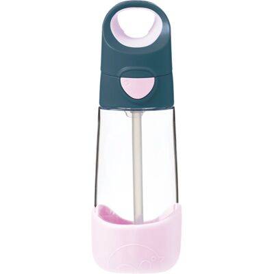 B.Box Indigo Pink Trinkflasche mit Strohhalm - Wasserflasche B.Box Indigo Pink Trinkflasche mit Strohhalm - Wasserflasche