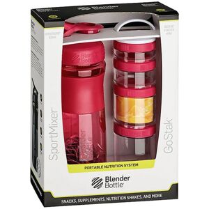 Blender Bottle Sport Mixer® GoStak Geschenkset Pink (für Sportler)