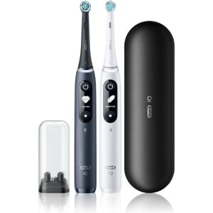 Oral B iO 7 DUO elektrische Zahnbürste + 2 Ersatzaufsätze Black & White