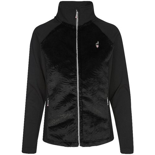 AULP Damen Fleecejacke Rafia schwarz XXL W