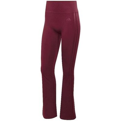 Adidas Damen Jogginghose PWE ESS Flare dunkelrot S W Adidas Damen Jogginghose PWE ESS Flare dunkelrot S W