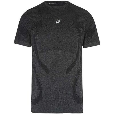 ASICS Herren Laufshirt Road Seamless schwarz M M ASICS Herren Laufshirt Road Seamless schwarz M M