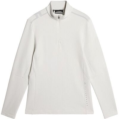 J.Lindeberg Damen Unterzieh Zipshirt Vinnie Quarter Zip Mid Layer hellgrau M B J.Lindeberg Damen Unterzieh Zipshirt Vinnie Quarter Zip Mid Layer hellgrau M B