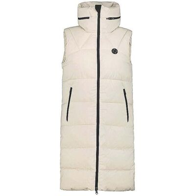 LUHTA Damen Weste Ebbo Lang beige M W LUHTA Damen Weste Ebbo Lang beige M W