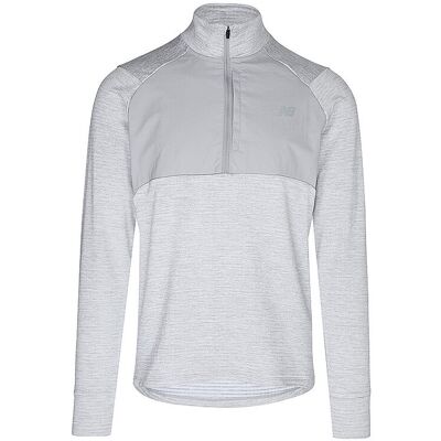 New Balance Herren Heat Grid Half Zip - Grau - Kapuzensweat New Balance Herren Heat Grid Half Zip - Grau - Kapuzensweat