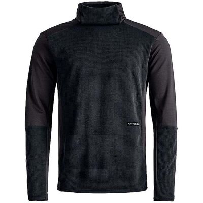 ORTOVOX Herren Funktionsshirt Cord Fleece Hoodie schwarz L M ORTOVOX Herren Funktionsshirt Cord Fleece Hoodie schwarz L M