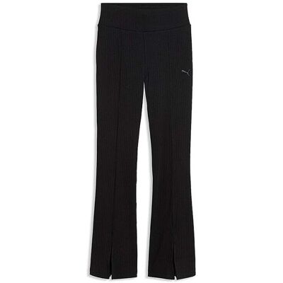 Puma Damen Jogginghose Her RIB Flared schwarz S W Puma Damen Jogginghose Her RIB Flared schwarz S W