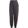 Adidas Damen Jogginghose Essentials 3-Streifen Animal-Print 7/8 schwarz   Größe: XL   IS2155