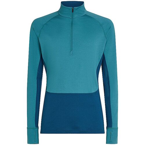 ICEBREAKER Herren Unterzieh Zipshirt 200 Merino ZoneKnit petrol XXL M